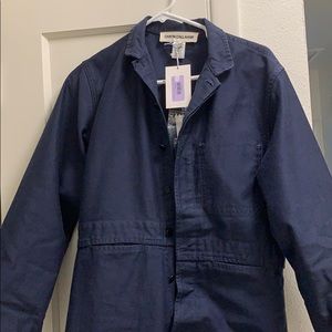 Caron Callahan Fincher jumpsuit navy sz medium